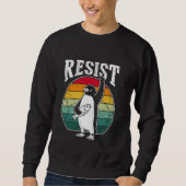 RESIST PENGUIN Shirt Resist Pinguin Aktivismus Fun (Vorderseite)