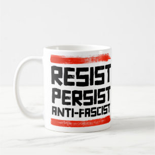 RESIST PERSIST ANTIFASKIST KAFFEETASSE