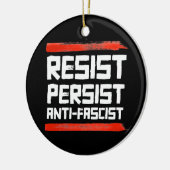 RESIST PERSIST ANTIFASKIST KERAMIK ORNAMENT (Links)