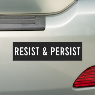 Resist & Persist mutig politisch Auto Magnet