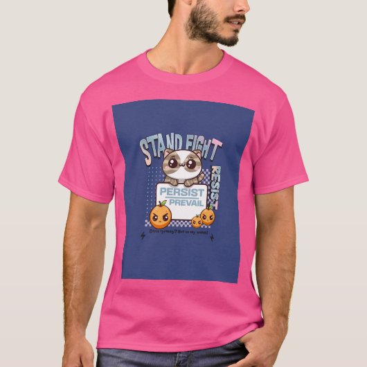 Resist Persist Prevail T-Shirt (Vorderseite)