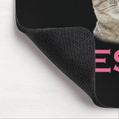 Resist Persist Protest März Cat Hat Mousepad (Ecke)