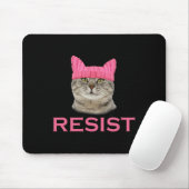 Resist Persist Protest März Cat Hat Mousepad (Mit Mouse)