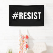 #Resist Politischer Protest März Banner (Insitu)