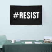 #Resist Politischer Protest März Banner (Messeveranstaltung)