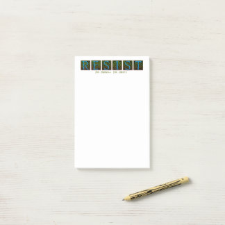 Resist Post-it Klebezettel