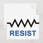 Resist Postkarte (Vorne/Hinten)