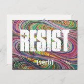 Resist Postkarte (Vorne/Hinten)