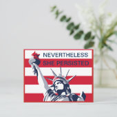 Resist Postkarte (Stehend Vorderseite)