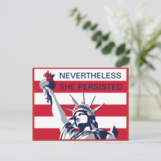 Resist Postkarte (Stehend Vorderseite)