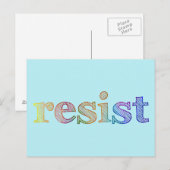 Resist Postkarte (Vorne/Hinten)