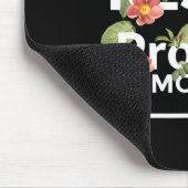 Resist Protect Democracy Subtle Boho Style Floral Mousepad (Ecke)