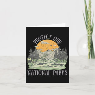 Resist Protect National Parks Graphic Anti Trump 8 Karte