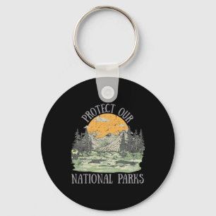 Resist Protect National Parks Graphic Anti Trump 8 Schlüsselanhänger