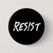 Resist | Protest gegen Trump Button (Vorderseite)