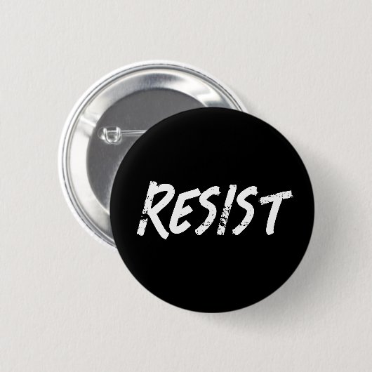 Resist | Protest gegen Trump Button (Vorne & Hinten)