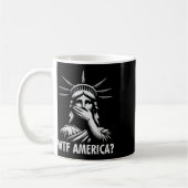 Resist Protest Wtf America Statue Liberty Equality Kaffeetasse (Links)