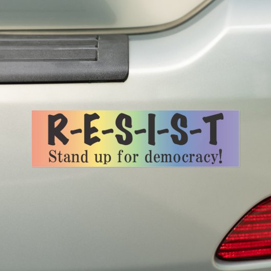 RESIST-Regenbogen-Autoaufkleber Autoaufkleber (Auf Auto)
