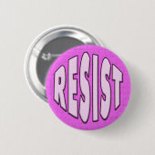 Resist - rosa Taste Button (Vorne & Hinten)