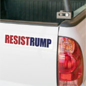 Resist Rump - Präsident Trump Autoaufkleber (Auf Lkw)