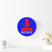 Resist Runde Wanduhr (Zuhause)