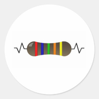 Resist Runder Aufkleber