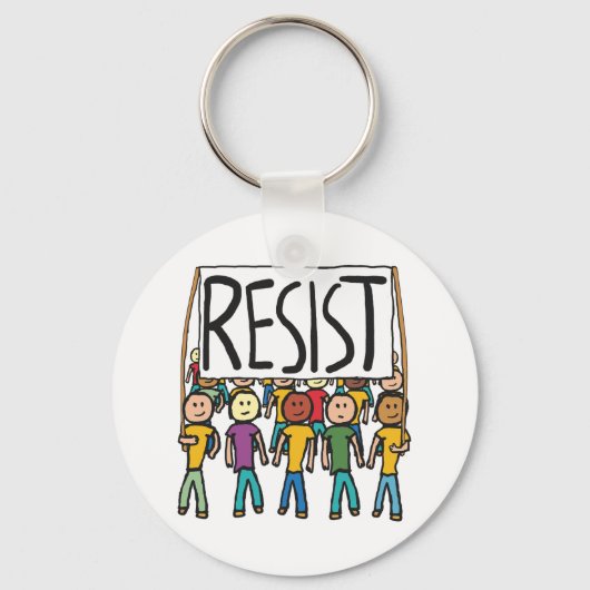 Resist Schlüsselanhänger (Rückseite)