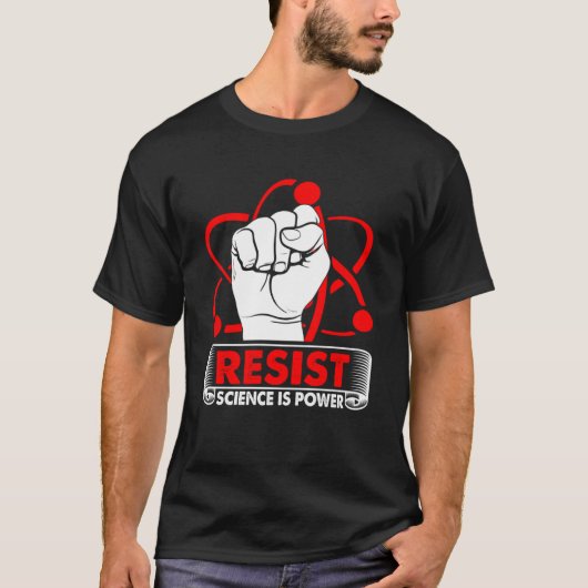 Resist Science is Power Scientifics Laborato T-Shirt (Vorderseite)