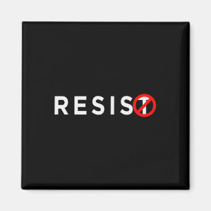 Resist Shirt #resiste gegen Trump #unteilbar Magnet
