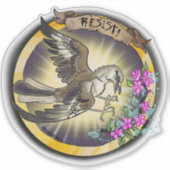 Resist State Bird Arkansas Mockingbird Aufkleber (Vorderseite)