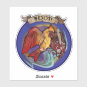 Resist State Bird Cardinal Aufkleber (Blatt)