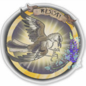 Resist State Bird Texas Mockingbird Aufkleber (Vorderseite)