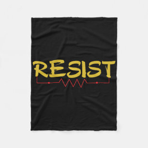 Resist T Shirt - Funny Electrical Engineers Gesche Fleecedecke