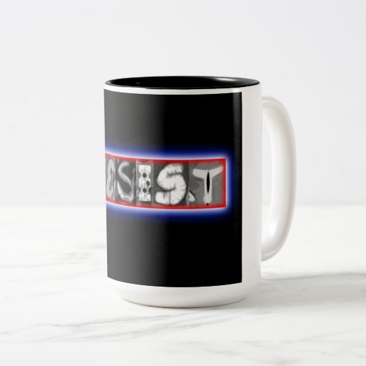 #RESIST Tasse (VorderseiteRechts)
