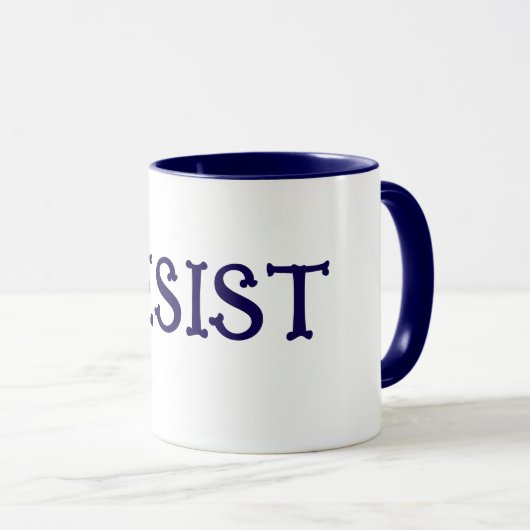 RESIST-Tasse Tasse (VorderseiteRechts)