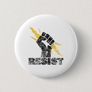 Resist Tee Shirt widersteht Faust Shirt und gleich Button