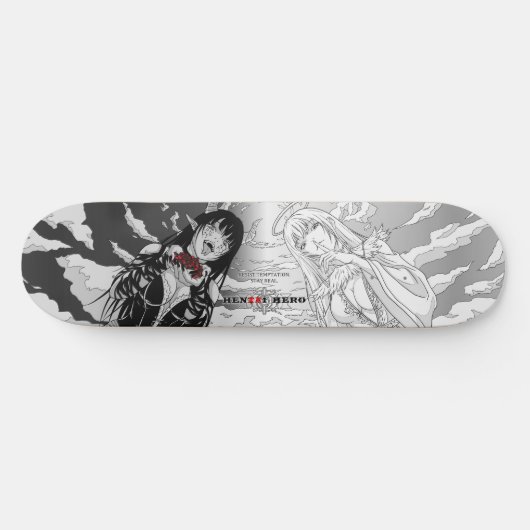 Resist temptation skateboard (Horizontal)