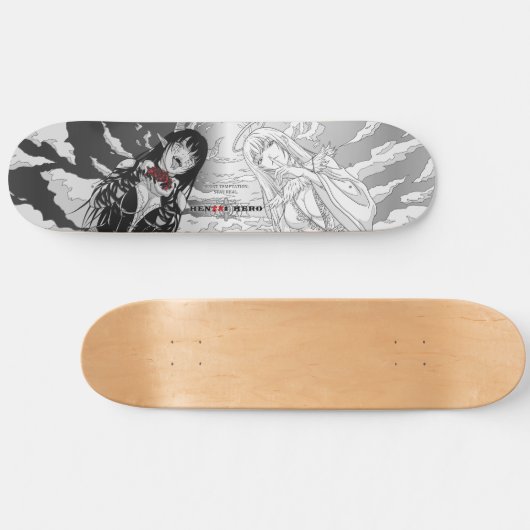 Resist temptation skateboard (Horizontal)