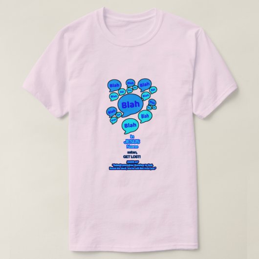 Resist the devil - Blue Logo - T-Shirt (Design vorne)