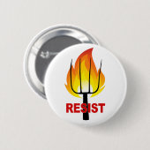 Resist Torch und Pitchfork Button (Vorne & Hinten)