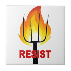 Resist Torch und Pitchfork Fliese