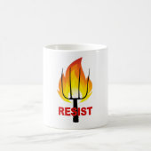 Resist Torch und Pitchfork Kaffeetasse (Mittel)