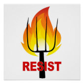 Resist Torch und Pitchfork Poster (Vorderseite)