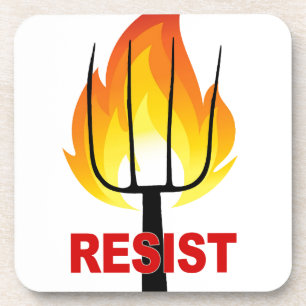 Resist Torch und Pitchfork Untersetzer