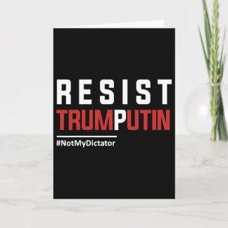 Resist Trump Putin  Karte