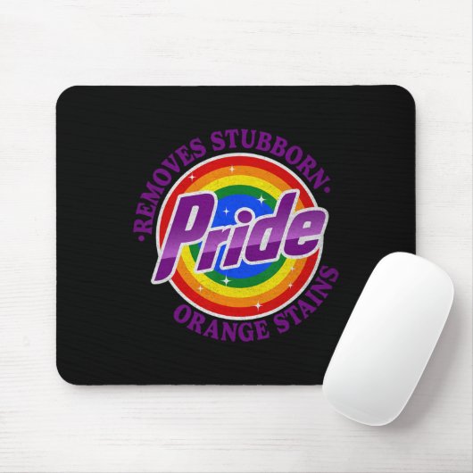 Resist Trump Remove Stubborn Orange Stains Pride M Mousepad (Mit Mouse)