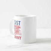 Resist Tyranny Republikaner Konservative 2. Änderu Kaffeetasse (Vorderseite Links)