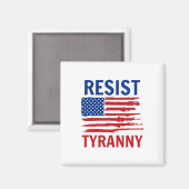 Resist Tyranny Republikaner Konservative 2. Änderu Magnet (Vorderseite/Rückseite)