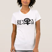 RESIST UND FEMINIST T-Shirt (Vorderseite)