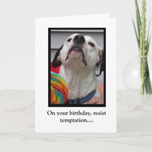 Resist Versuchung Karte (Vorderseite)